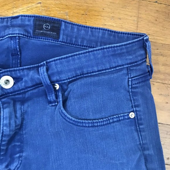 AG Adriano Goldschmied Blue Stevie Ankle Slim 29R - Picture 4 of 12